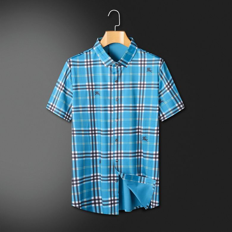 Wholesale Cheap B urberry Short Sleeve Shirts for Sale