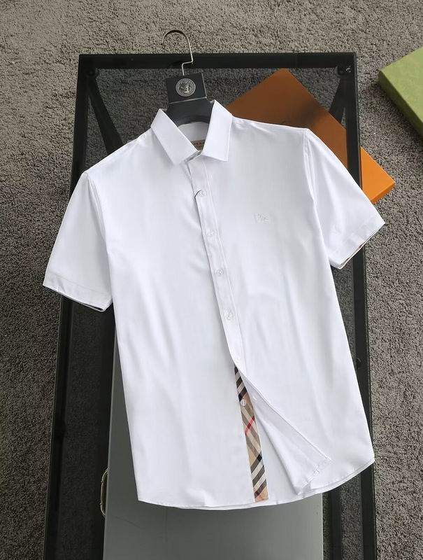 Wholesale Cheap B.urberry Shorts Sleeve Shirts for Sale