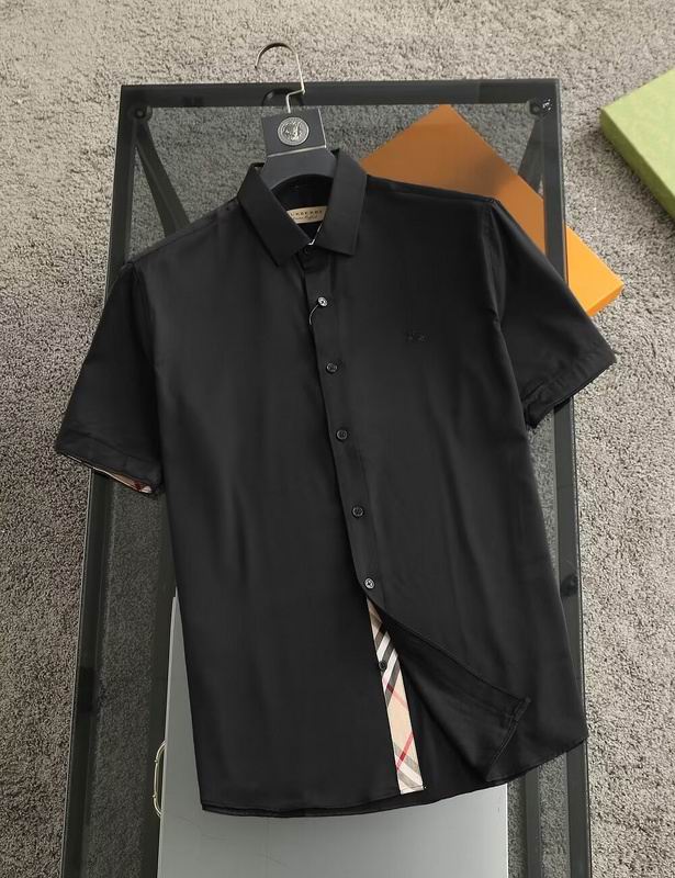 Wholesale Cheap B.urberry Shorts Sleeve Shirts for Sale