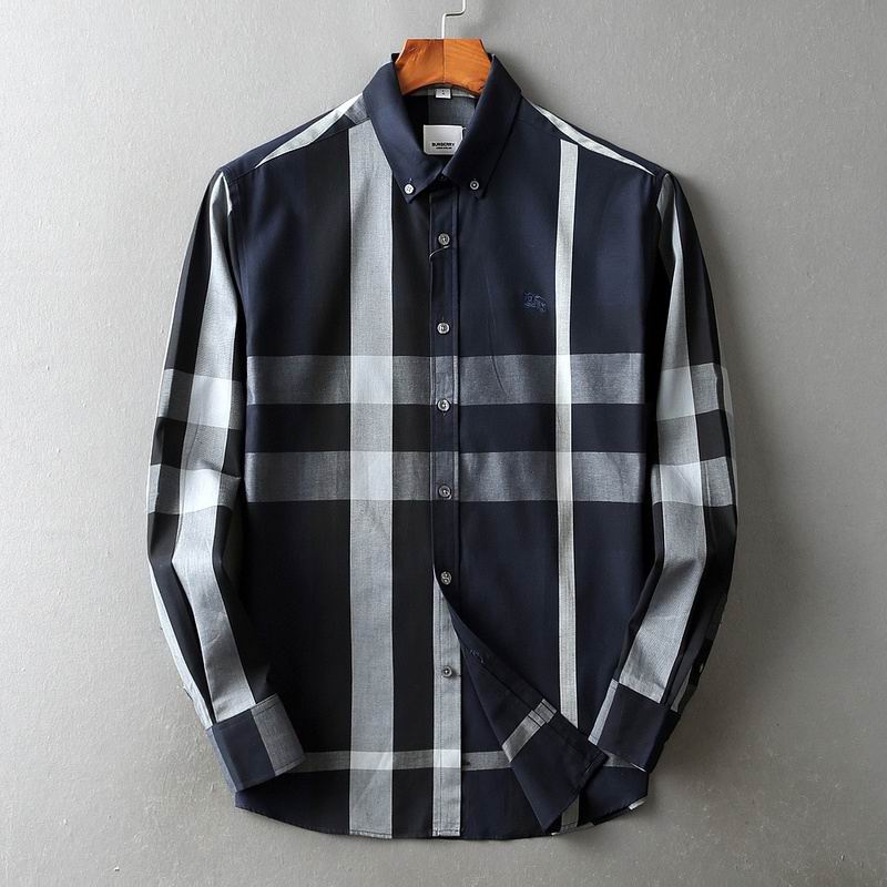 Wholesale Cheap B.urberry Long Sleeve Shirts for Sale