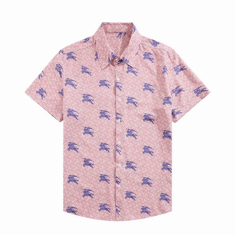 Wholesale Cheap B urberry Short Sleeve Shirts for Sale