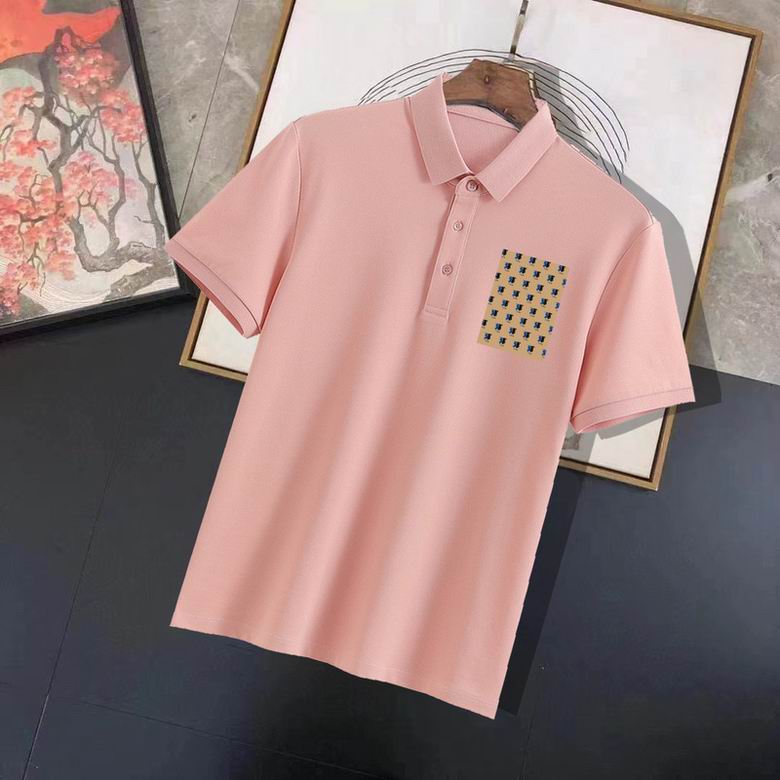 Wholesale Cheap B urberry Short Sleeve Lapel Replica T Shirts for Sale