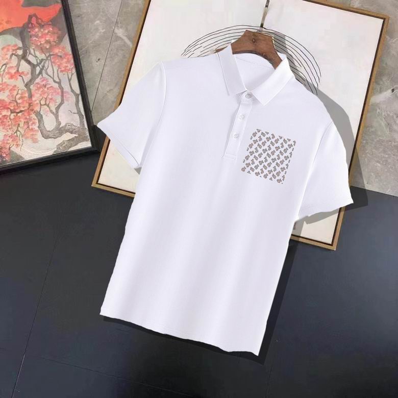 Wholesale Cheap B urberry Short Sleeve Lapel Replica T Shirts for Sale