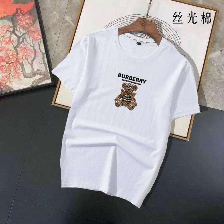 Wholesale Cheap B urberry mens Short Sleeve T shirts for Sale