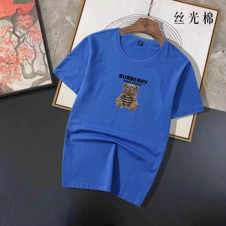 Wholesale Cheap B urberry mens Short Sleeve T shirts for Sale