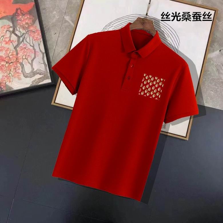 Wholesale Cheap B urberry Short Sleeve Lapel Replica T Shirts for Sale