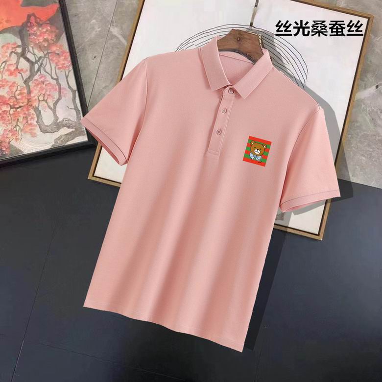 Wholesale Cheap B urberry Short Sleeve Lapel Replica T Shirts for Sale