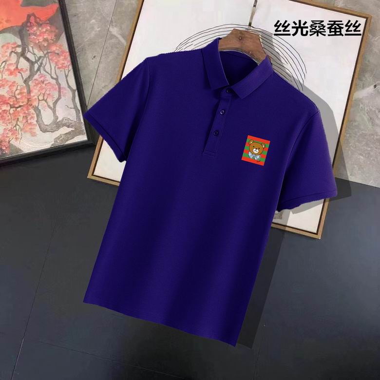 Wholesale Cheap B urberry Short Sleeve Lapel Replica T Shirts for Sale