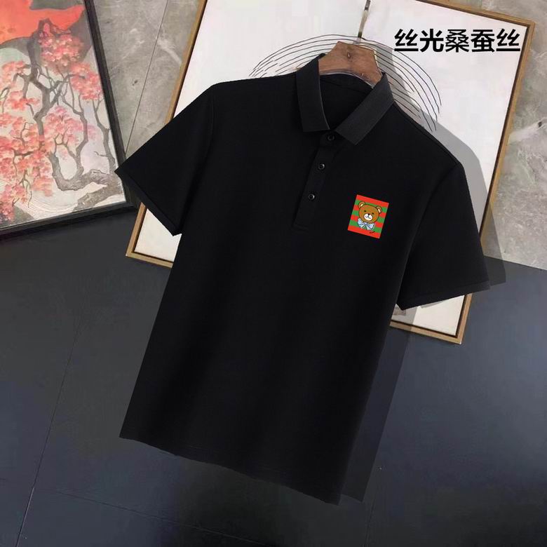 Wholesale Cheap B urberry Short Sleeve Lapel Replica T Shirts for Sale