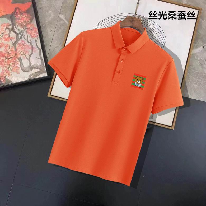 Wholesale Cheap B urberry Short Sleeve Lapel Replica T Shirts for Sale