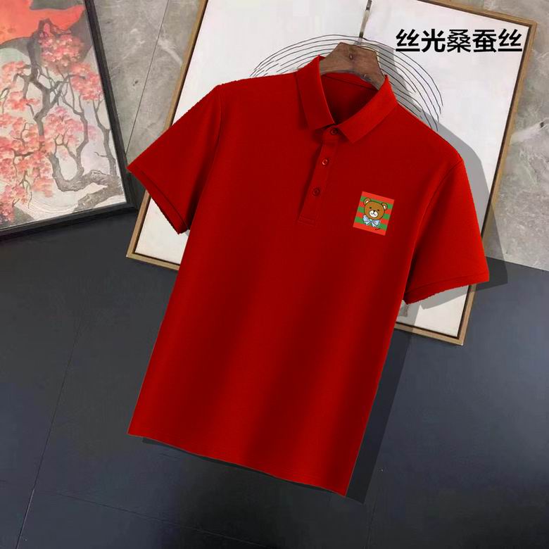 Wholesale Cheap B urberry Short Sleeve Lapel Replica T Shirts for Sale