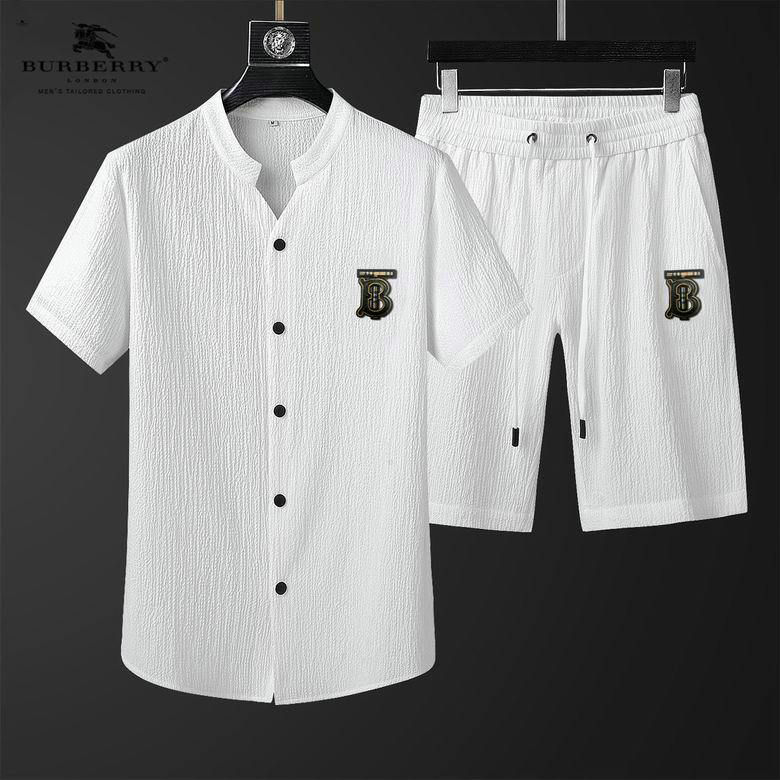 Wholesale Cheap Burberry Short Sleeve Tracksuit mens for Sale