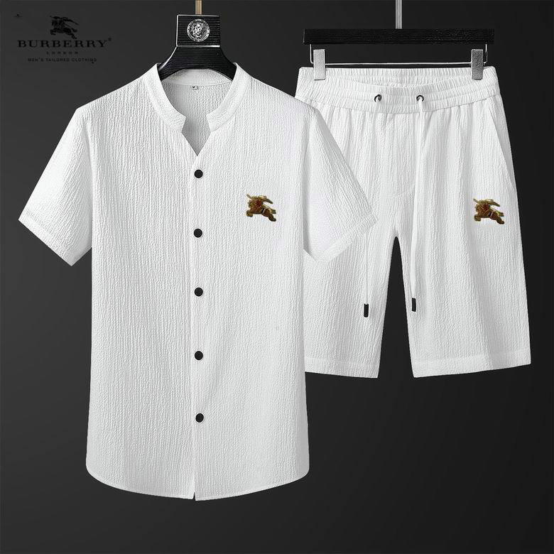 Wholesale Cheap Burberry Short Sleeve Tracksuit mens for Sale
