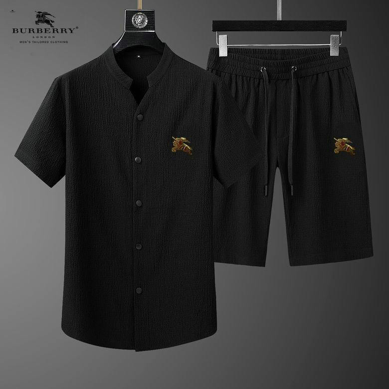 Wholesale Cheap Burberry Short Sleeve Tracksuit mens for Sale