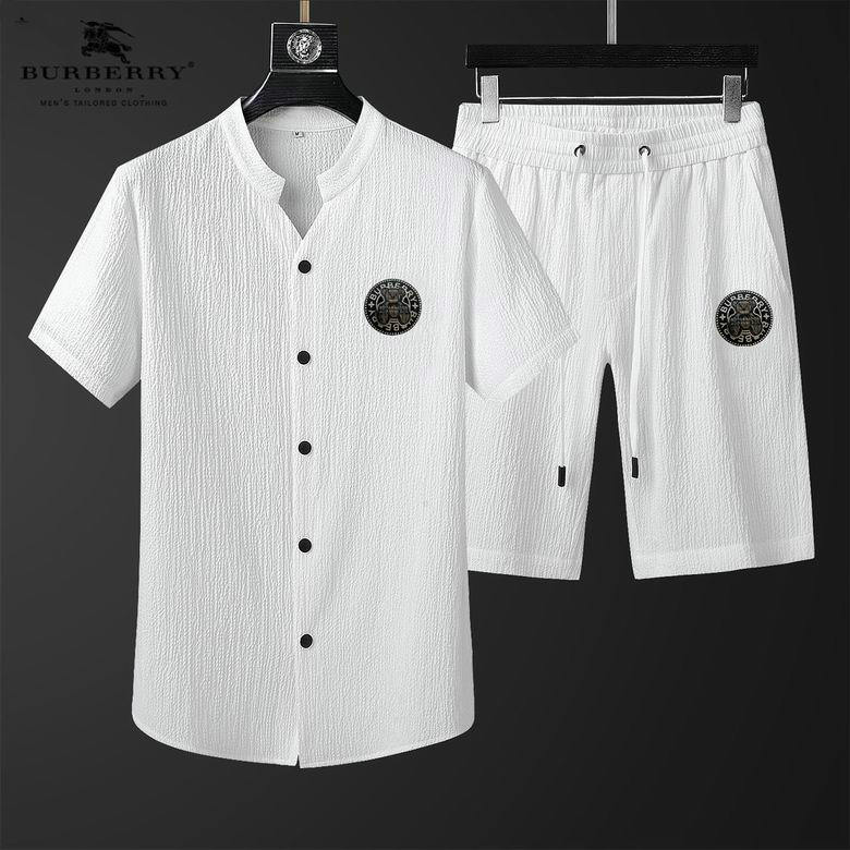Wholesale Cheap Burberry Short Sleeve Tracksuit mens for Sale