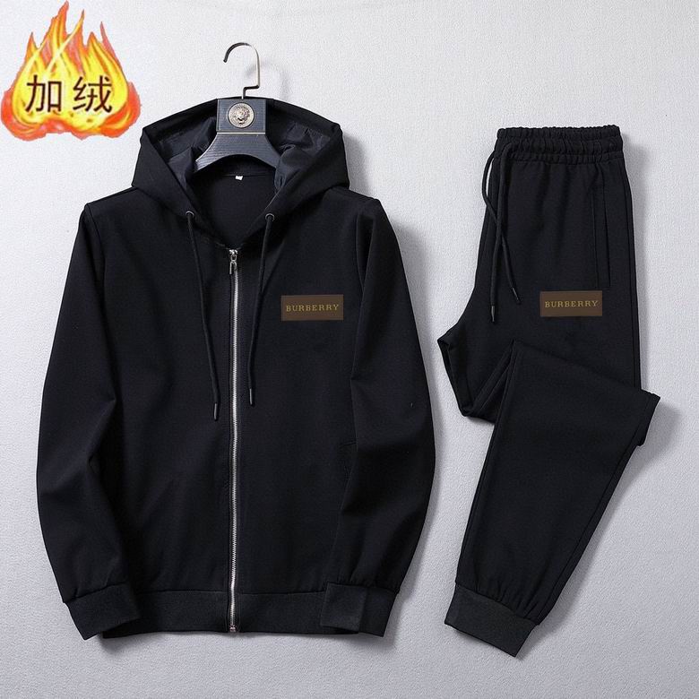 Wholesale Cheap B urberry Long Sleeve Replica Tracksuits for Sale