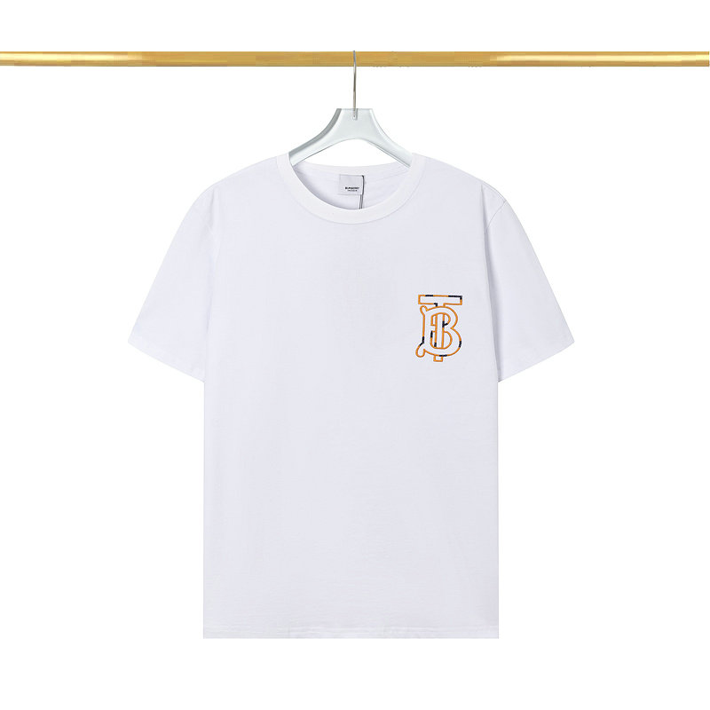 Wholesale Cheap B urberry Short Sleeve Round Collar T Shirts for Sale