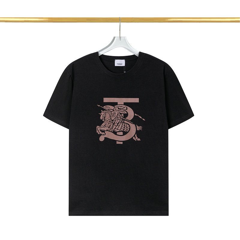 Wholesale Cheap B urberry Short Sleeve Round Collar T Shirts for Sale