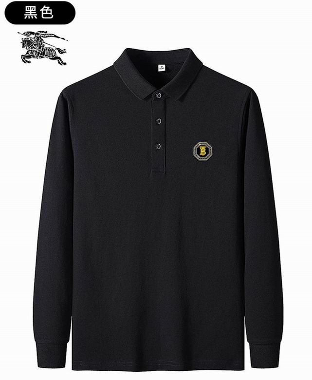 Wholesale Cheap B urberry Polo Long T Shirts for Sale