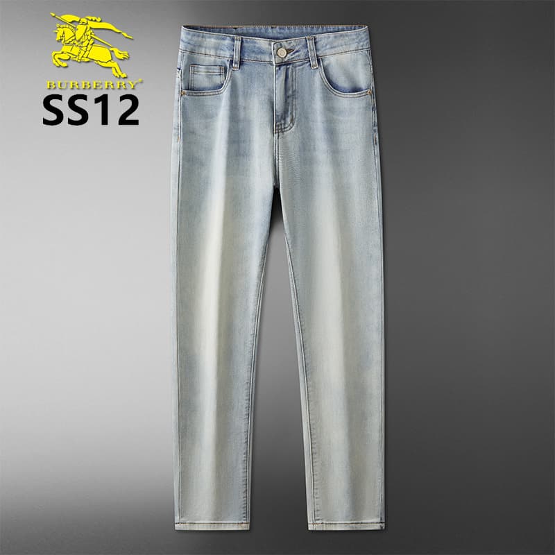 Wholesale High quality B.urberry Designer Replica Jeans for Cheap