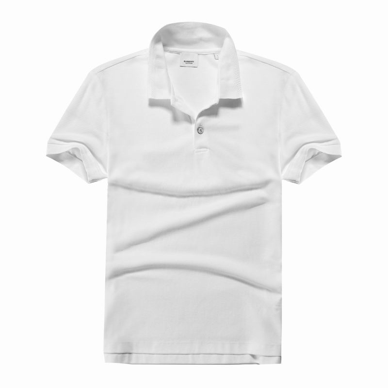 Wholesale Cheap B urberry Short Sleeve Lapel Replica T Shirts for Sale