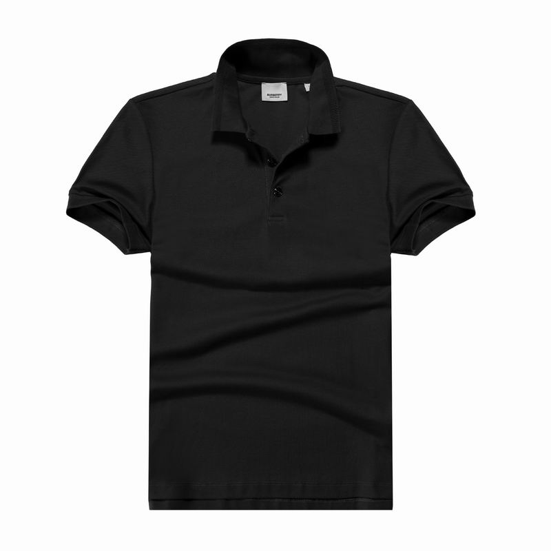 Wholesale Cheap B urberry Short Sleeve Lapel Replica T Shirts for Sale