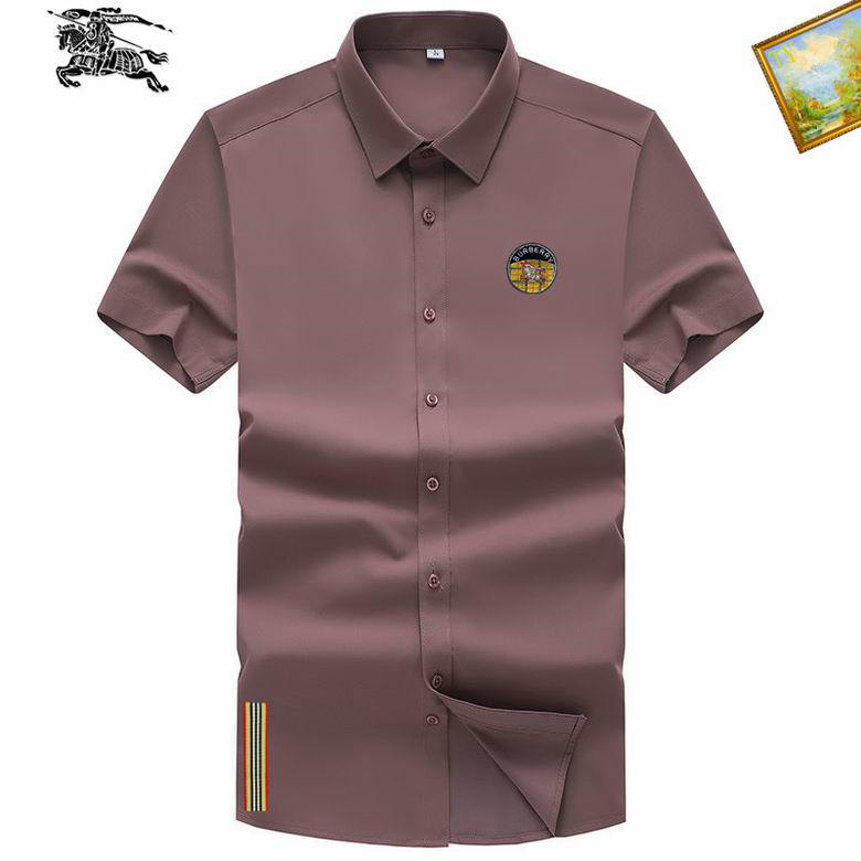 Wholesale Cheap B urberry Short Sleeve Shirts for Sale