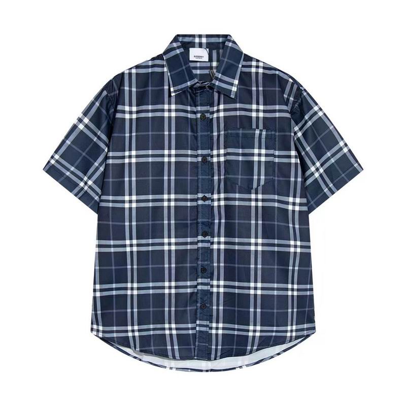 Wholesale Cheap B urberry Short Sleeve Shirts for Sale
