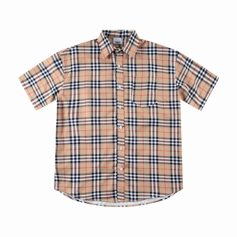 Wholesale Cheap B urberry Short Sleeve Shirts for Sale