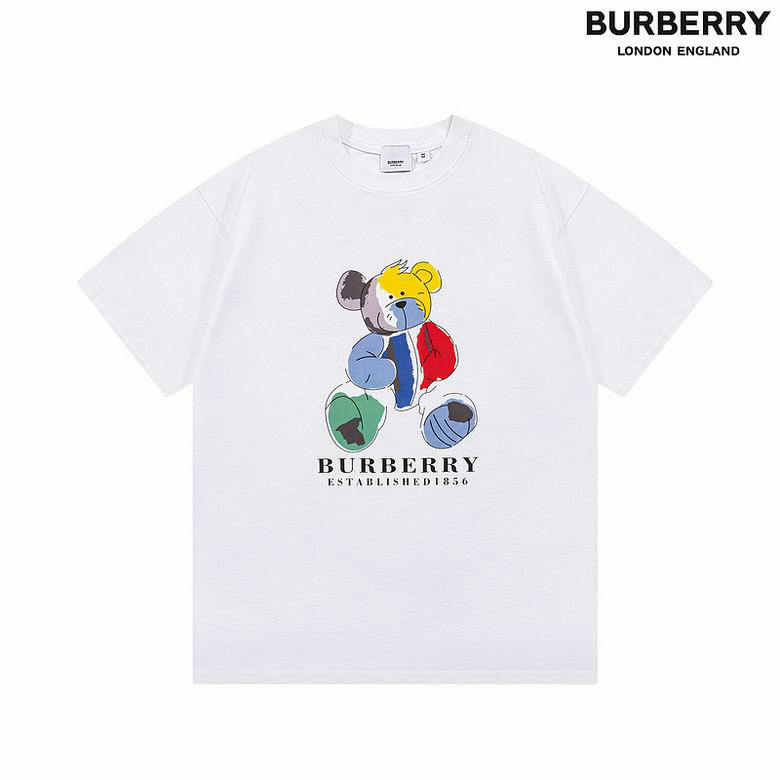 Wholesale Cheap B urberry Designer Short Sleeve T shirts for Sale