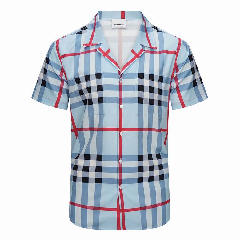Wholesale Cheap B urberry Short Sleeve Shirts for Sale