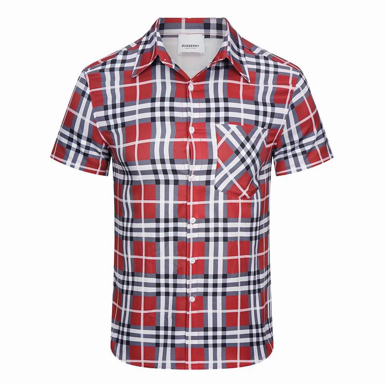 Wholesale Cheap B urberry Short Sleeve Shirts for Sale
