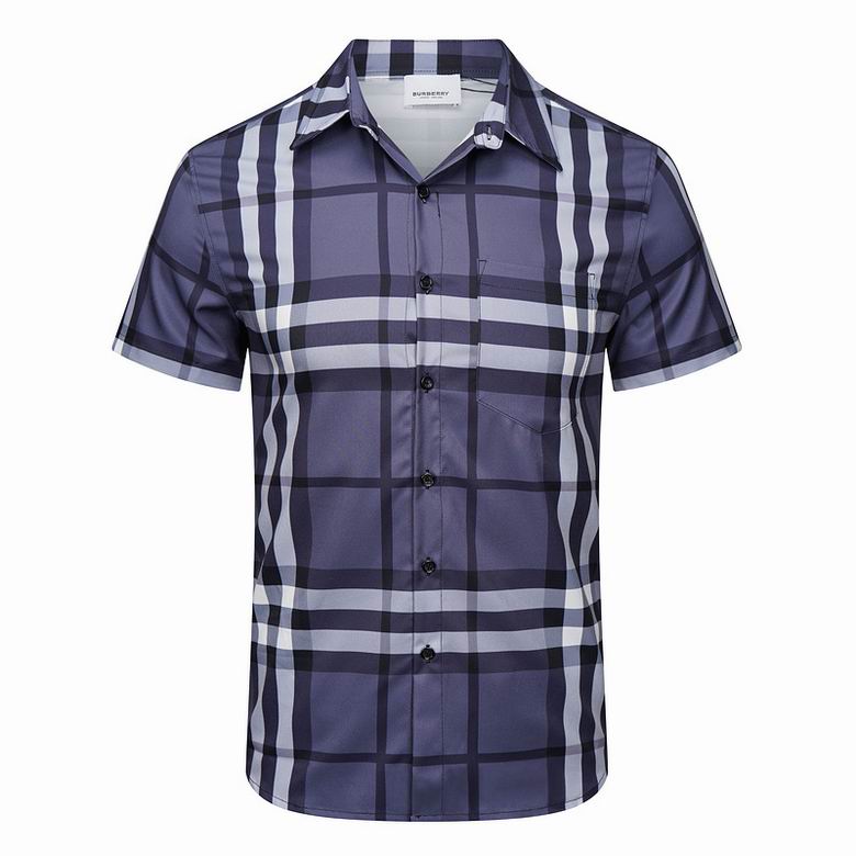 Wholesale Cheap B urberry Short Sleeve Shirts for Sale