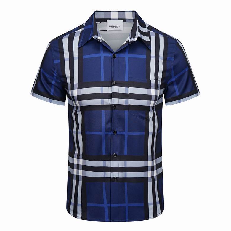 Wholesale Cheap B urberry Short Sleeve Shirts for Sale