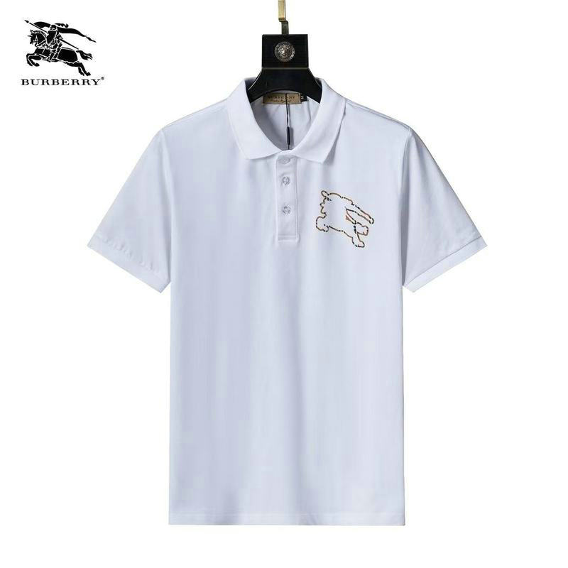 Wholesale Cheap High Quality B.urberry Replica Lapel Designer T shirts for Sale