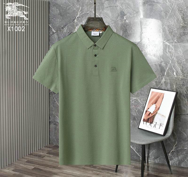 Wholesale High quality Mens B urberry Short Sleeve Lapel T Shirts for Sale
