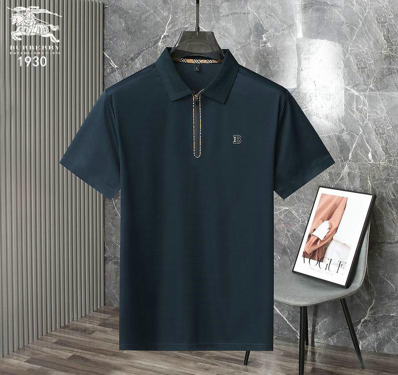 Wholesale High quality Mens B urberry Short Sleeve Lapel T Shirts for Sale