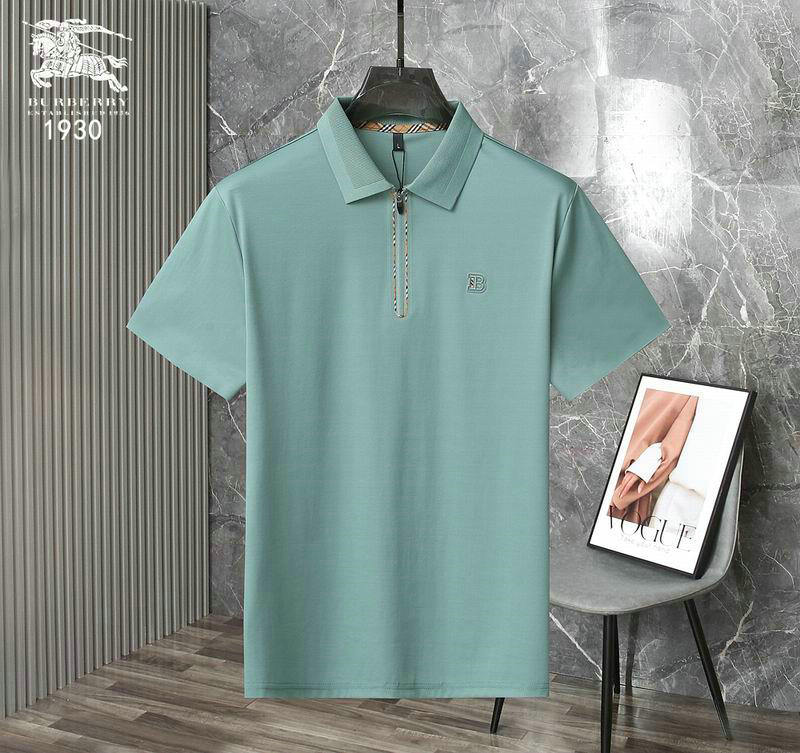 Wholesale Cheap High Quality B.urberry Replica Lapel Designer T shirts for Sale