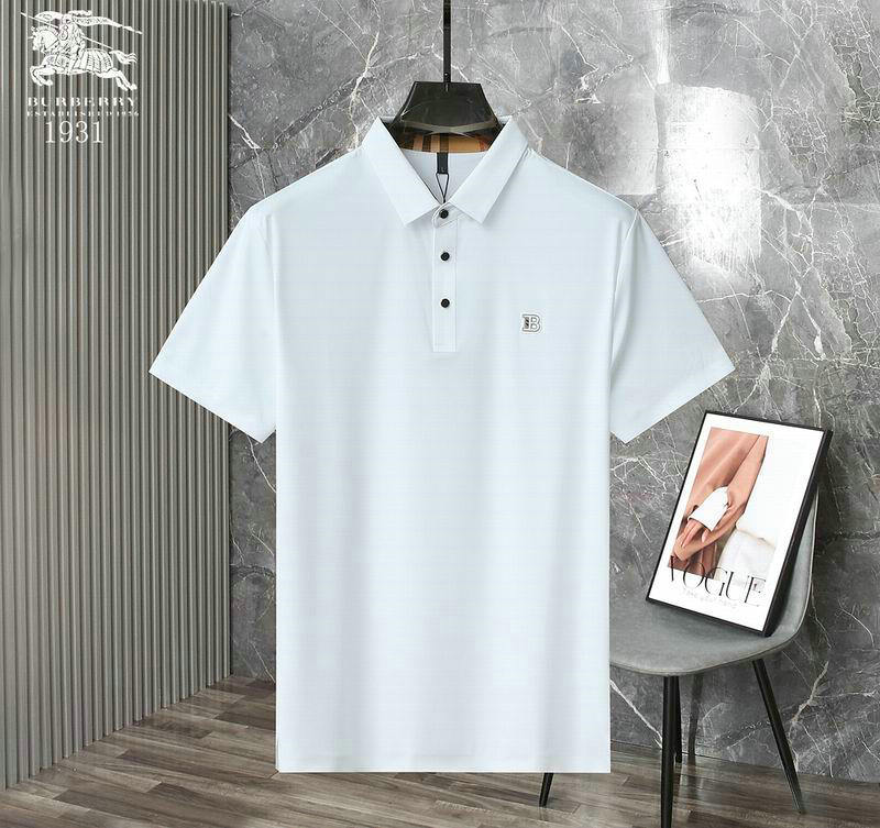 Wholesale Cheap High Quality B.urberry Replica Lapel Designer T shirts for Sale
