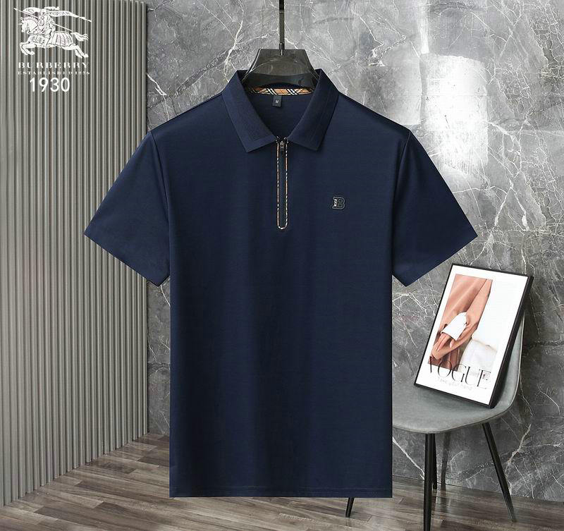 Wholesale High quality Mens B urberry Short Sleeve Lapel T Shirts for Sale