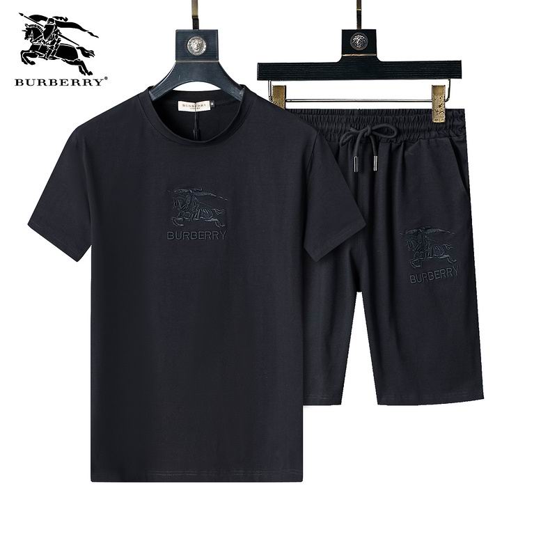 Wholesale Cheap High Quality B.urberry Short Sleeve Designer Tracksuits for Sale
