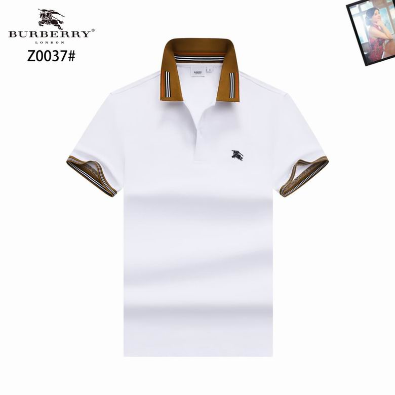 Wholesale High-quality Fashion B.urberry Short Sleeve Lapel men's Designer T-Shirts for sale