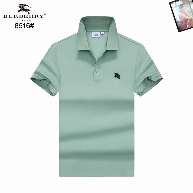 Wholesale High-quality Fashion B.urberry Short Sleeve Lapel men's Designer T-Shirts for sale
