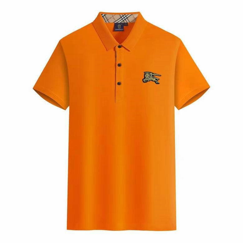 Wholesale Cheap B urberry Short Sleeve Lapel T Shirts for Sale