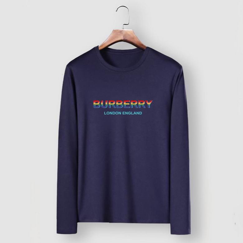 Wholesale Cheap B urberry Long Round Collar T Shirts for Sale