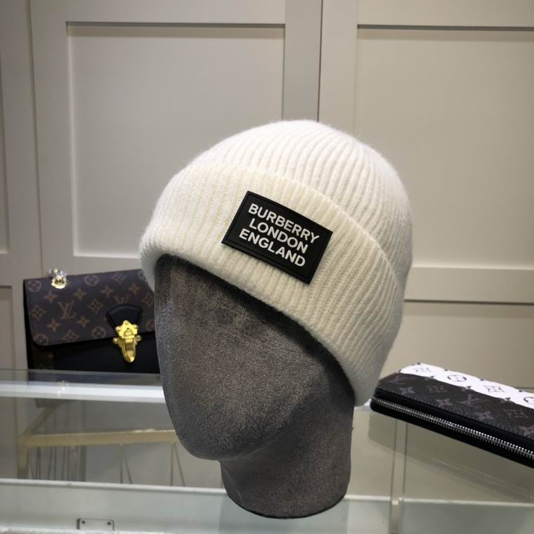Wholesale Cheap B urberry Cashmere Beanies for Sale