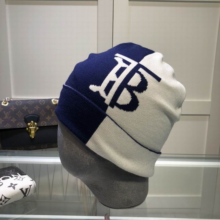Wholesale Cheap B urberry Cashmere Beanies for Sale