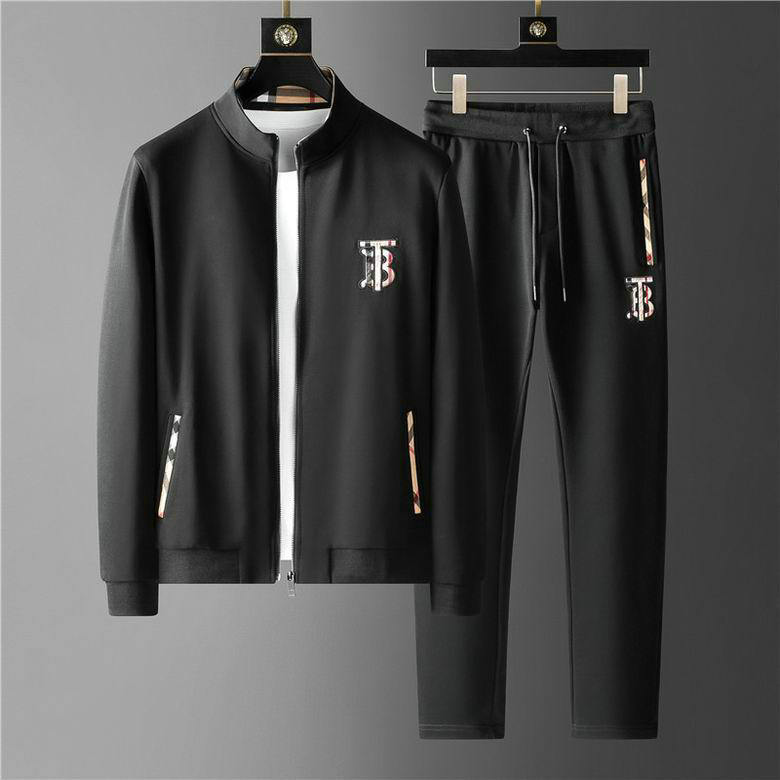 Wholesale Cheap B urberry Replica Designer Tracksuits for Sale