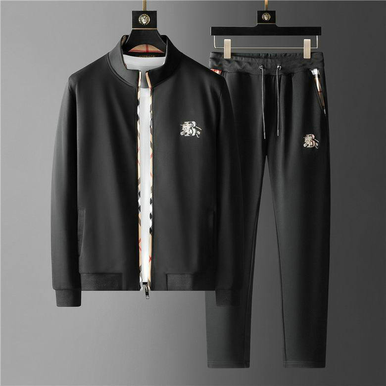 Wholesale Cheap B urberry Replica Designer Tracksuits for Sale