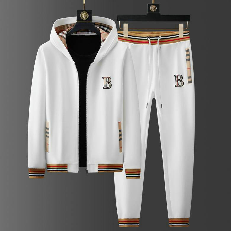 Wholesale Cheap B urberry Replica Designer Tracksuits for Sale